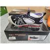 Image 2 : 2 PAIR / WADES HIKER WOMENS BLACK/PURPLE SIZE 5 ROCKWAVER DESIGNS MENS ORANGE/BLACK SIZE 10