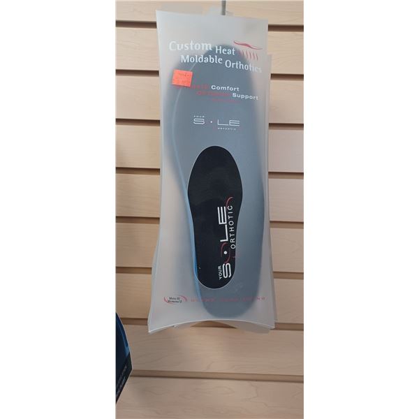 3 CUSTOM HEAT MOLDABLE ORTHOTICS