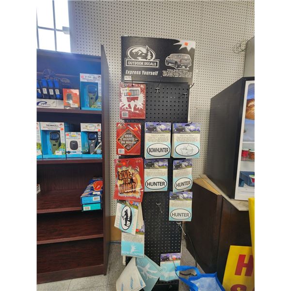 ROTATTING WIDOW DECAL RACK (2 SIDES