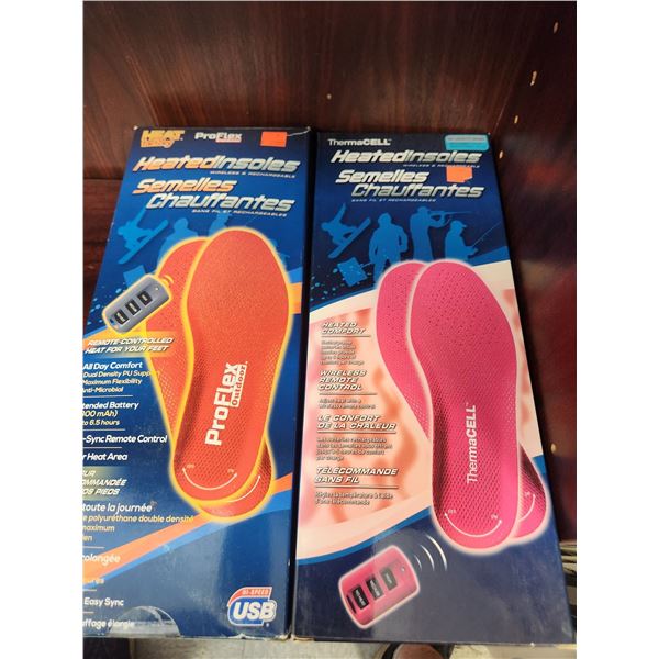 ONE HEATED SEAT PAD + SM PRO LEX RECHARGEABLE REMOTE FOOT WARMERS