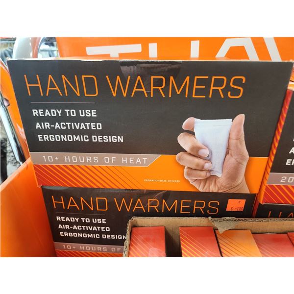 3 FULL CASES OF 40 PCS. EACH THAW HAND WARMER