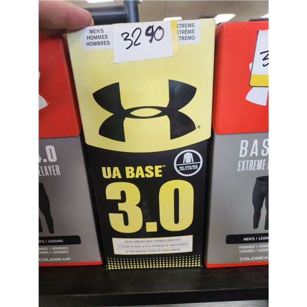 UNDER ARMOUR BASE 40 MENS EXTREME BASELAYER UNDERWARE TOP 2XL BOTTOM XL