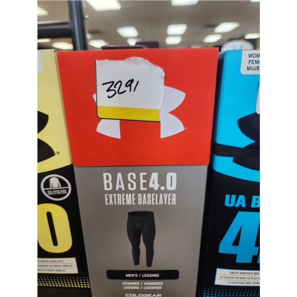 UNDER ARMOUR BASE 40 MENS EXTREME BASELAYER UNDERWARE TOP L,  BOTTOM XL