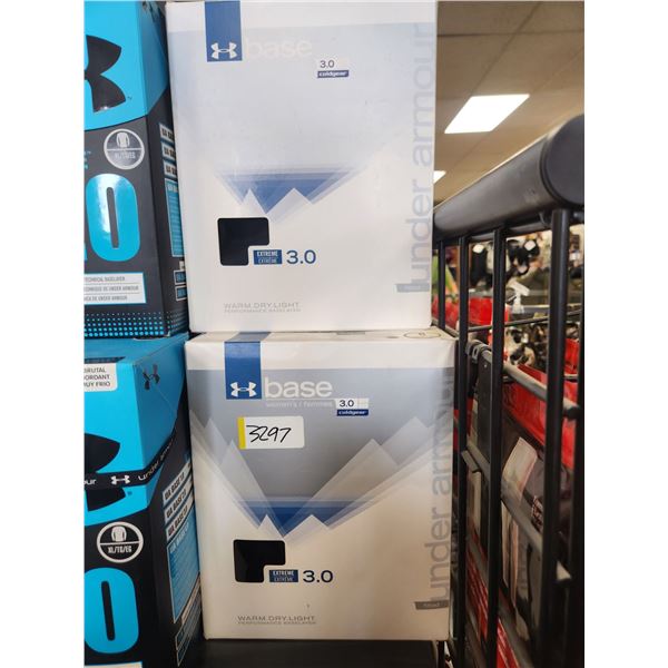 UNDER ARMOUR LADIES BASE 3.0  WOMAN LG TOP & BOTTOM + EXTRA MEDIUM BOTTOM