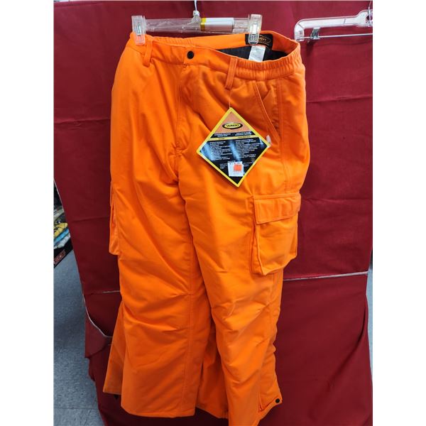 2 YUKON GEAR BLAZING ORANGE FLEECE PANTS SIZE XL