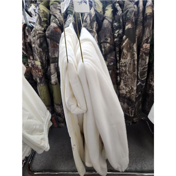 2 WILDFOWLER FLEECE WHITE PANTS SIZE 2XL