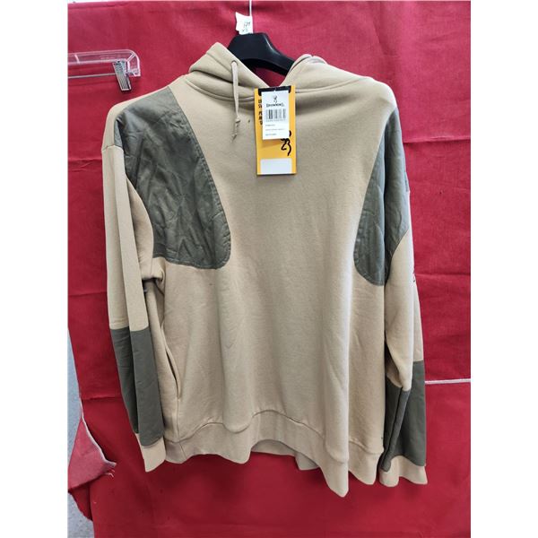 BROWNING SAND/OLU UPLAND 2XL AND GREY SMALL HOODIES
