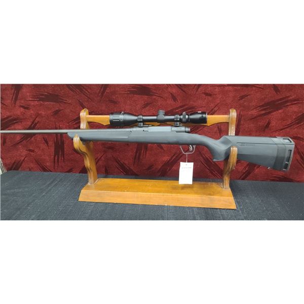 SAVAGE 30-06 SPRG. AXIS II XP, BOLT ACTION, BLACK SYN. STOCK, 22" CS BARREL, DET. BOX MAG. BUSHNELL