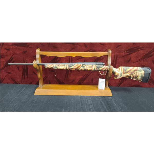 SAVAGE AXIS II 6.5 CREEDMORE, AMERICAN FLAG BOLT ACTION, 22" CS BARREL, ACCU-TRIGGER, AMERICAN FLAG
