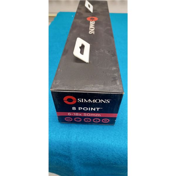 SIMMONS 8 POINT 6-18-50MM SCOPE