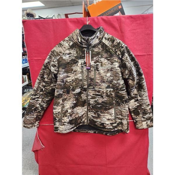 HUNTWORTH LADIES FLEECE LINED CAMO JACKET SIZE XL