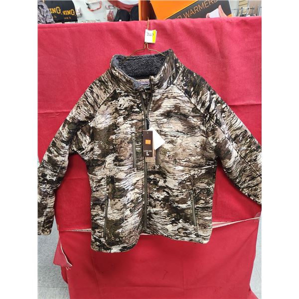 HUNTWORTH LADIES FLEECE LINED CAMO JACKET SIZE LG