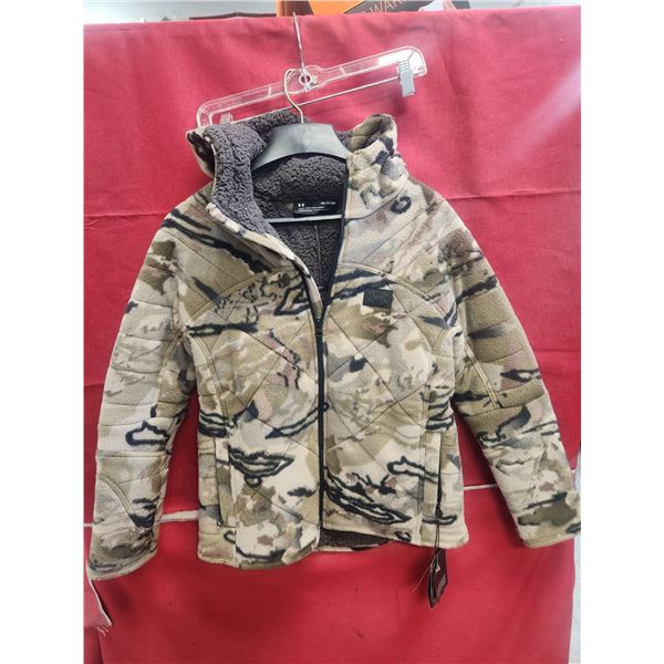 LADIES UNDER ARMOUR SMALL MID SEASON AVY JACKET RETAIL $240.00