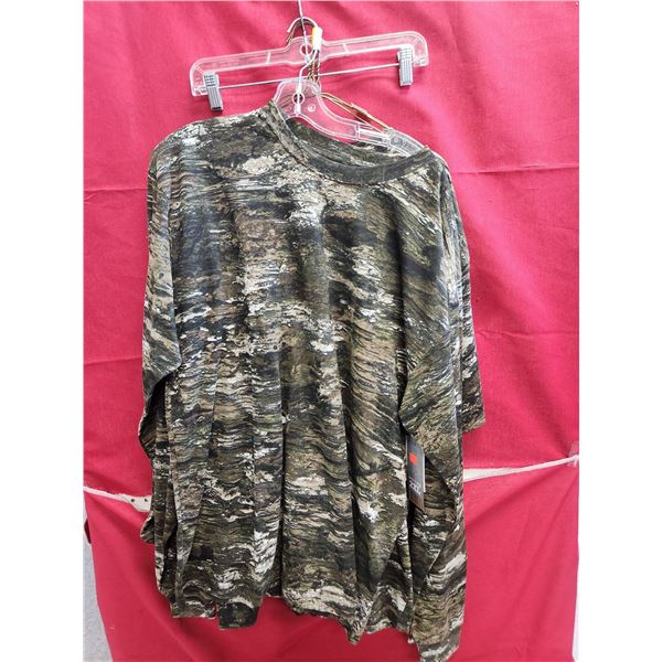 4 HUNTWORTH T-SHIRTS CAMO 2XL