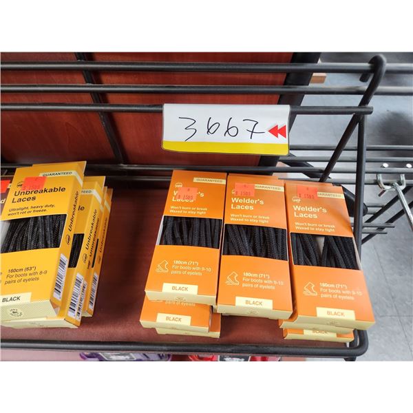 9 SETS PF 180CM WELDERS LACES