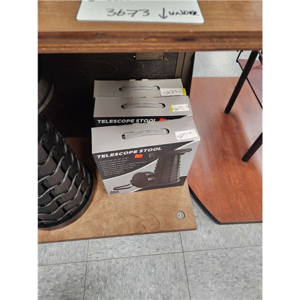 3 TELESCOPING STOOLS 330 LB. CAPACITY