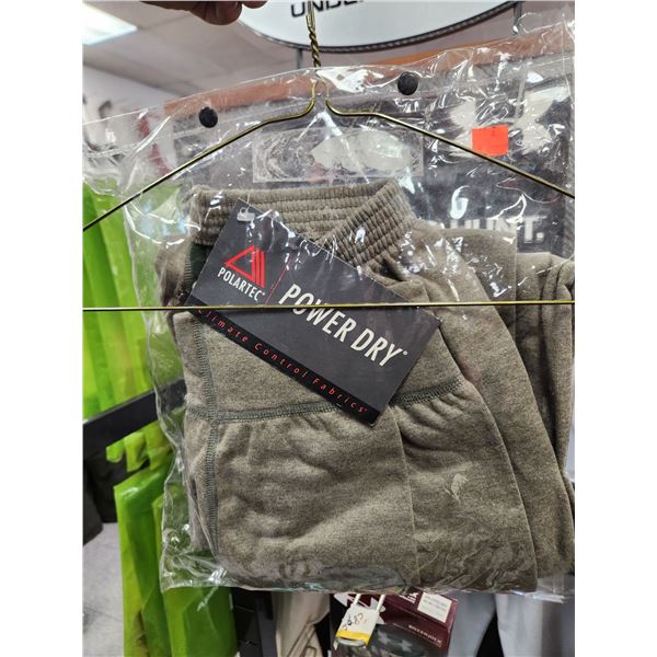 UNDER ARMOUR 2XL BOXER JOCKS + MED. POLARTEC LONG JOHNS