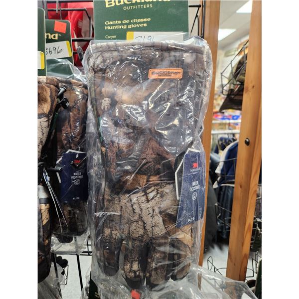 3 BUCKLAND OUTFITTERS WINTER GLOVES LG