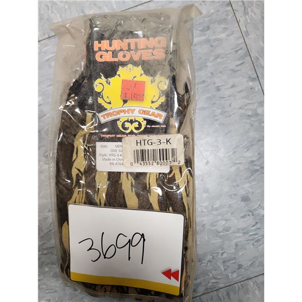14-3 PACK OF LIGHT HUNTING GLOVES