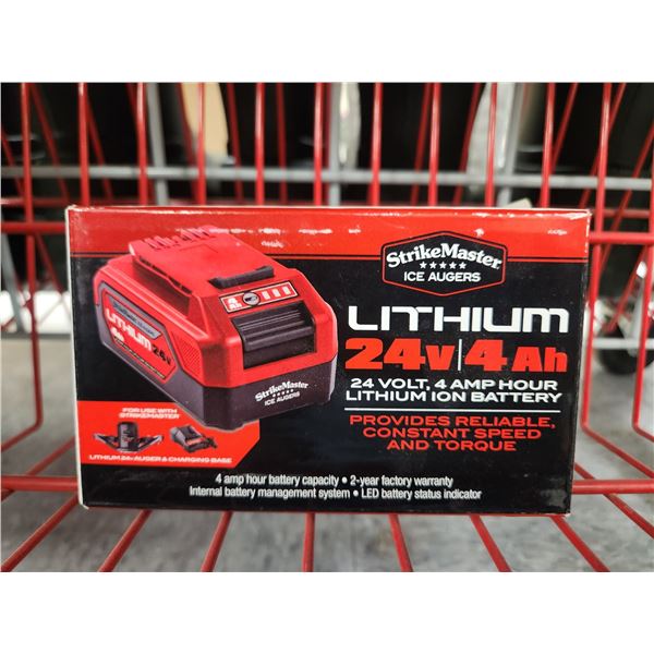 NEW STRIKE MASTER 24V LITHIUM BATTERY