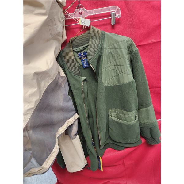 LARGE BUG COAT AND LG. BERETTA COAT