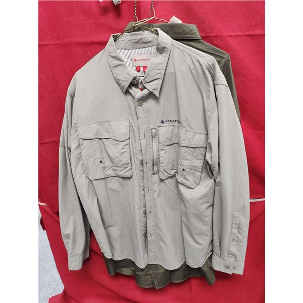2 LG. & MED. FISHING SHIRTS