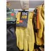 Image 1 : JOB 104 PROFESSIONAL 4 PER LOT LEATHER GLOVES XL/LG SIZES