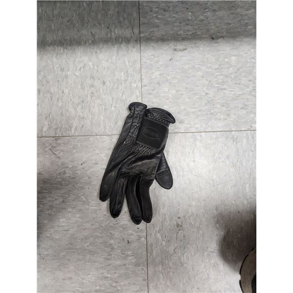 TOTE OF ASSORTED BLK. LEATHER GLOVES
