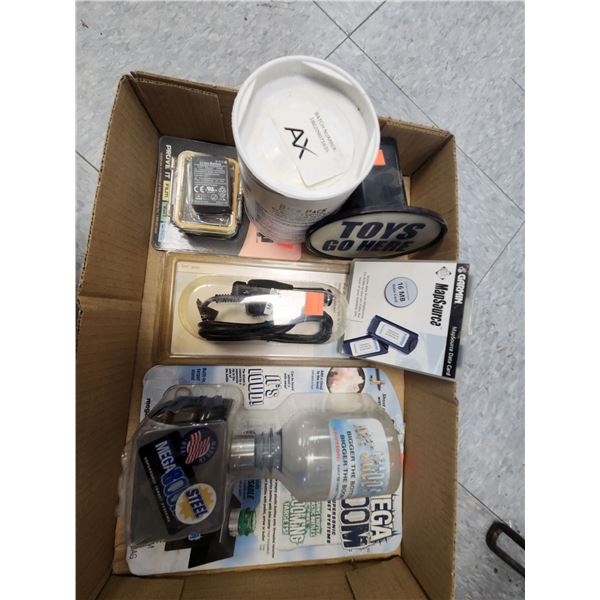 BOX WITH ASSORTED MISC ITEMS
