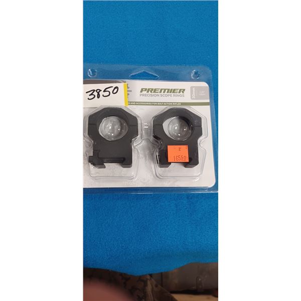 MDT PREMIER RINGS MATTE 30MM HIGH 1.25" CENTER OF SCOPE