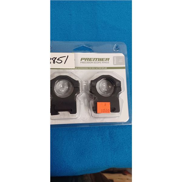 MDT PREMIER RINGS MATTE 30MM HIGH 1.25" CENTER OF SCOPE