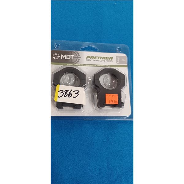 MDT PREMIER RINGS MATTE 34MM XTRA HIGH