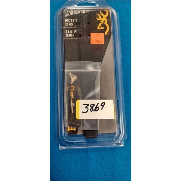 BROWNING X-BOLT - L.A. PICRAIL MAT WITH BUBBLE LEVEL 20 MOA