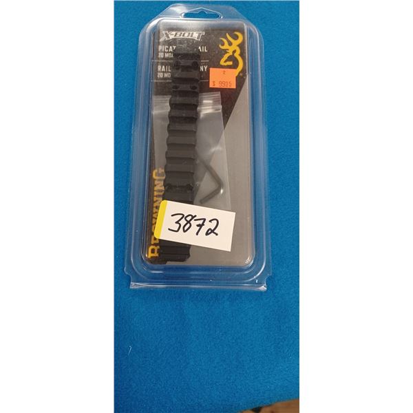 BROWNING X-BOLT SOAO PIC RAIL WITH BUBBLE LEVEL - 20 MOA