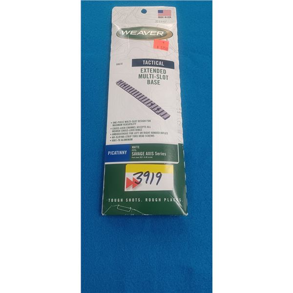 1 WEAVER SAVAGE AXIS POST JUNE 2021 8/40 SCREWS MATTE PICRAIL