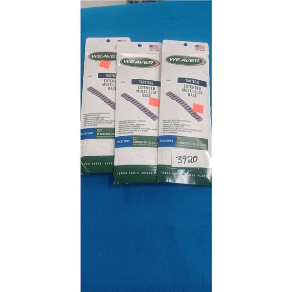 3 WEAVER REMINGTON 783 L.A. 6-48 SCREWS MATTE PICRAIL