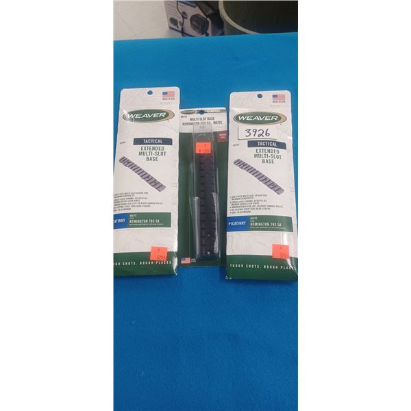 3 WEAVER REMINGTON 783 S.A. 6-48 SCREWS MATTE 2 PICRAIL