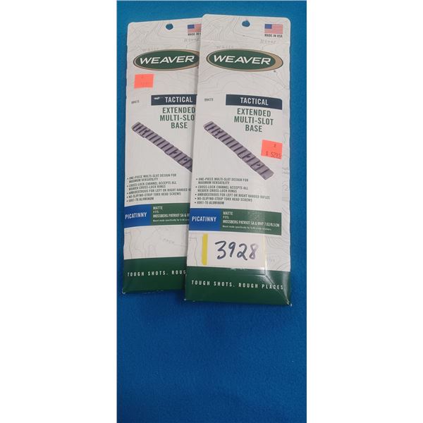 2 WEAVER MOSSBERG PATRIOT S.A AND MXP 7.62-65 CREDMOORE 6-48 SCREWS MATTE PICRAIL