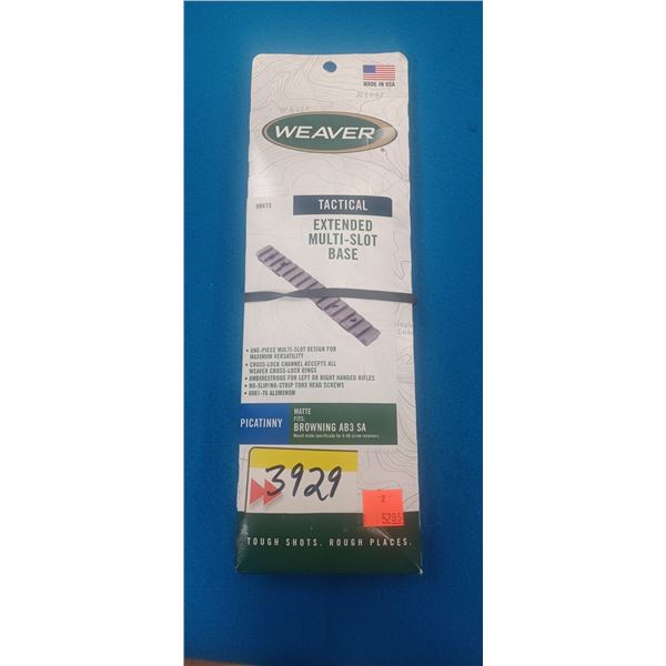 2 WEAVER BROWNING AB3 S.A. 6-48 SCREWS MATTE PICRAIL