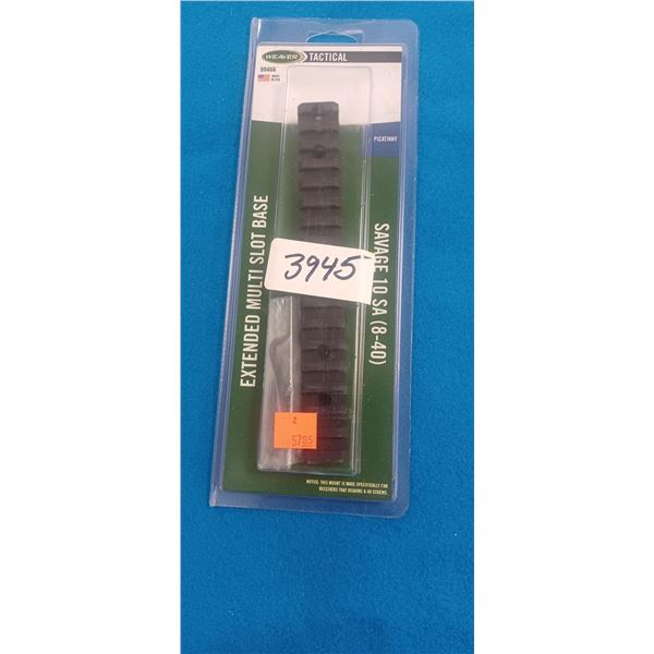 1 WEAVER SAVAGE 105A 8-40 SCREWS PICRAIL MATTE