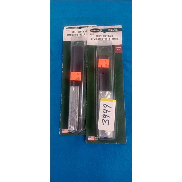 2 WEAVER SAVAGE ACCU. S.A. TARGET MAG. 20MOA 8-40 SCREWS PICRAIL MATTE