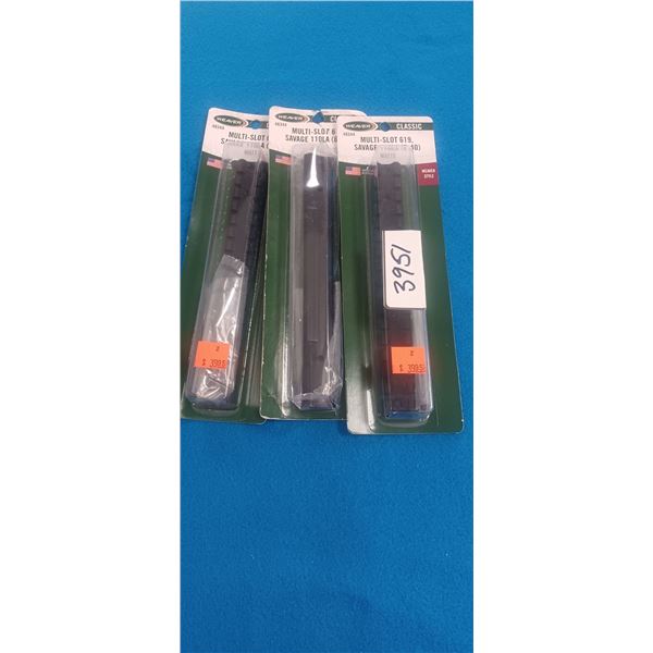 3 WEAVER SAVAGE 110 L.A. 8-40 SCREWS WEAVER RAIL MATTE