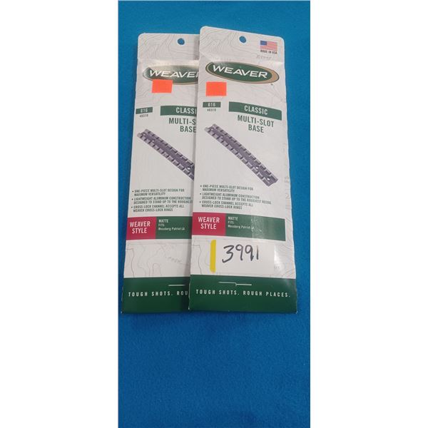 2 WEAVER MOSSBERG PATRIOT L.A. RAIL MATTE WEAVER STYLE
