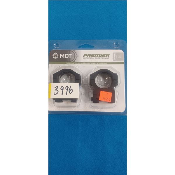 1 MDT PRECISION PREMIER RINGS 30MM HIGH MATTE