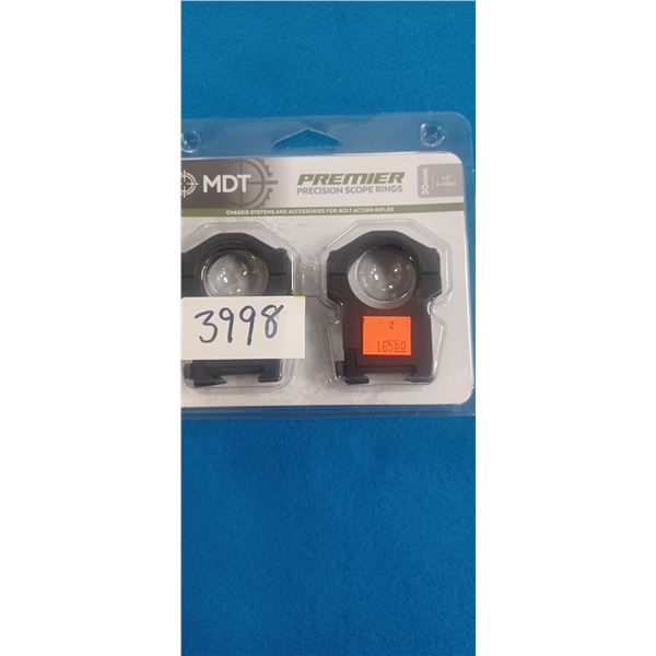 1 MDT PRECISION PREMIER RINGS 30MM EXTRA HIGH MATTE