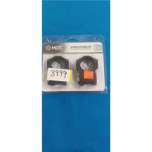 1 MDT PRECISION PREMIER RINGS 30MM EXTRA HIGH MATTE