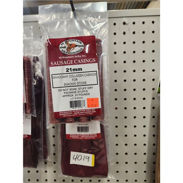5 PACKAGES OF SAUSAGE CASINGS