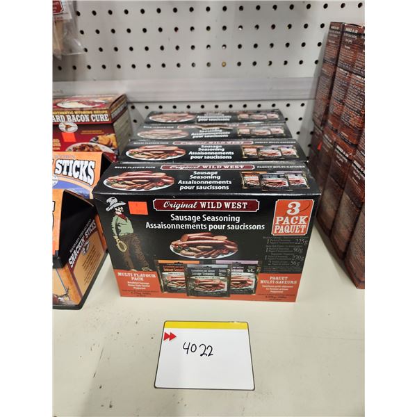 4X 3 PACKS OF WILD WES