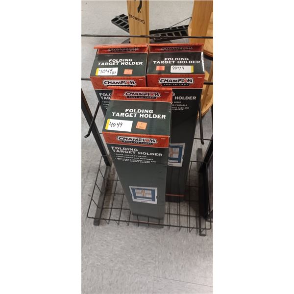 3 FOLDING CHAMPION TARGET HOLDERS