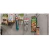 Image 1 : ALL ITEMS OF 9 HOOKS AT TOP OF ROW ASSORTED CAMPING UTENSILS